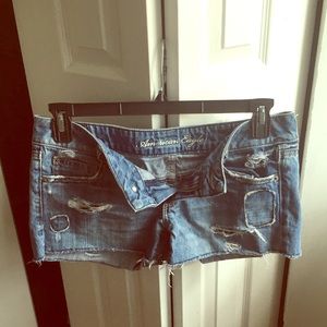 American Eagle, size 6, denim shorts